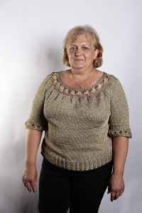 elegáns kötött női felső