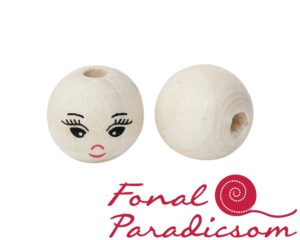 Fagolyó festett arcal